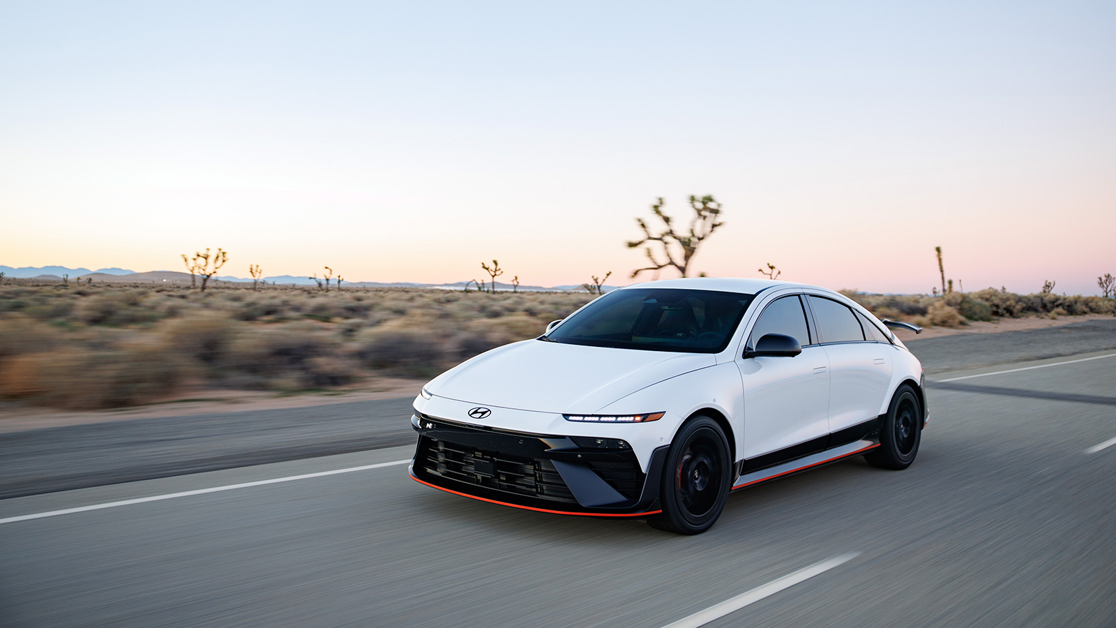 Hyundai’s IONIQ 6 N high-performance EV made its North American debut at AutoMobility LA