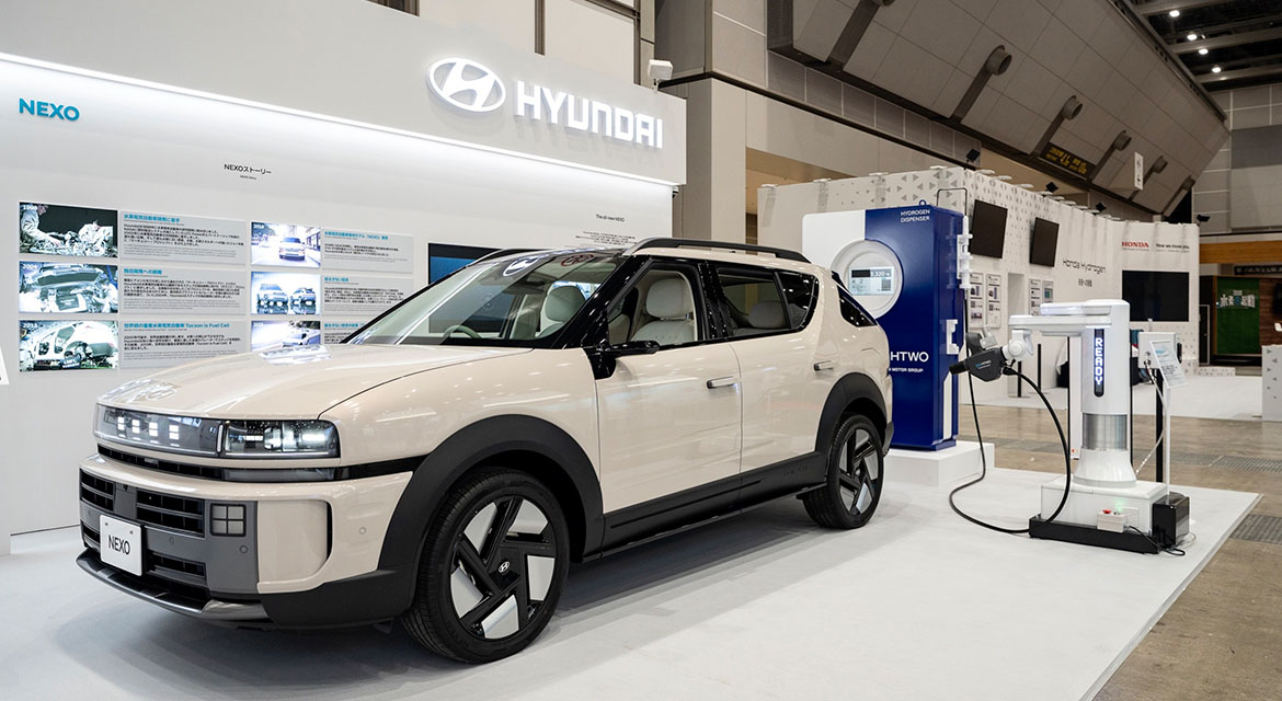 Hyundai Motor Group Exhibition Booth at H2&FC EXPO Tokyo, Japan – HTWO Brand and Hydrogen Refueling Solutions