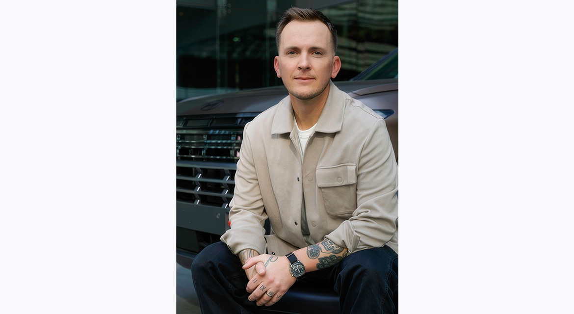 Brad Arnold Chief Designer, Head of Hyundai Design North America is photographed at Hyundai Motor America headquarters on Feb. 27, 2026 (photo credit: Hyundai)