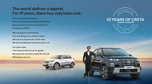 Hyundai CRETA - A Decade of Trust, Innovation & Undisputed Leadership
